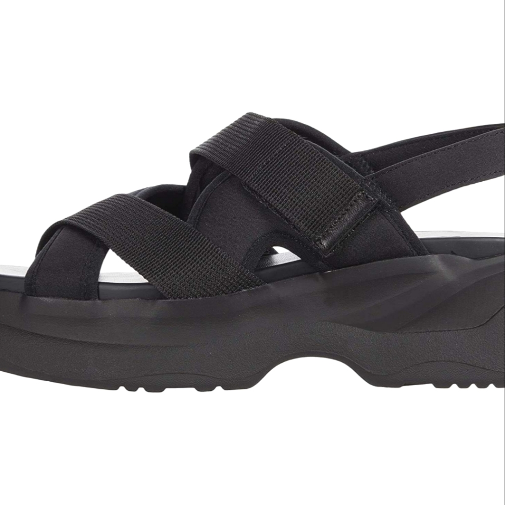 Vagabond black sandals platform 8
